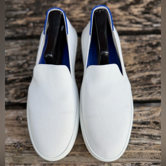 Rothy's The Original Slip On Women’s Bright White Size 6.5 Knit Sneaker M2 - Picture 5 of 15